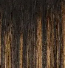 Seamless Chocolate Brown Highlights Clip-Ins #2/6/2 - 16"