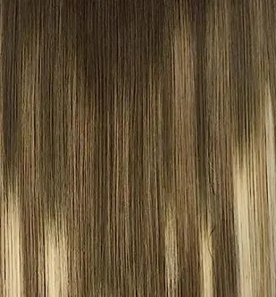 Seamless Chocolate Brown Highlights Clip-Ins #3/8/613 - 16"